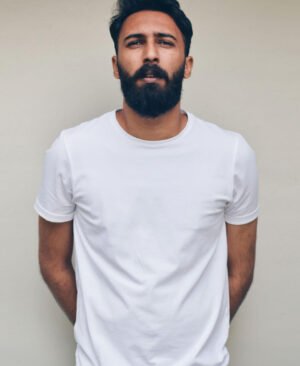 Plain White Male T-Shirt
