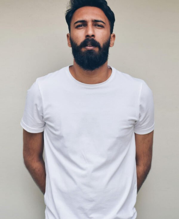 Plain White Male T-Shirt
