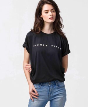 Yahweh Yireh Black Female T-Shirt